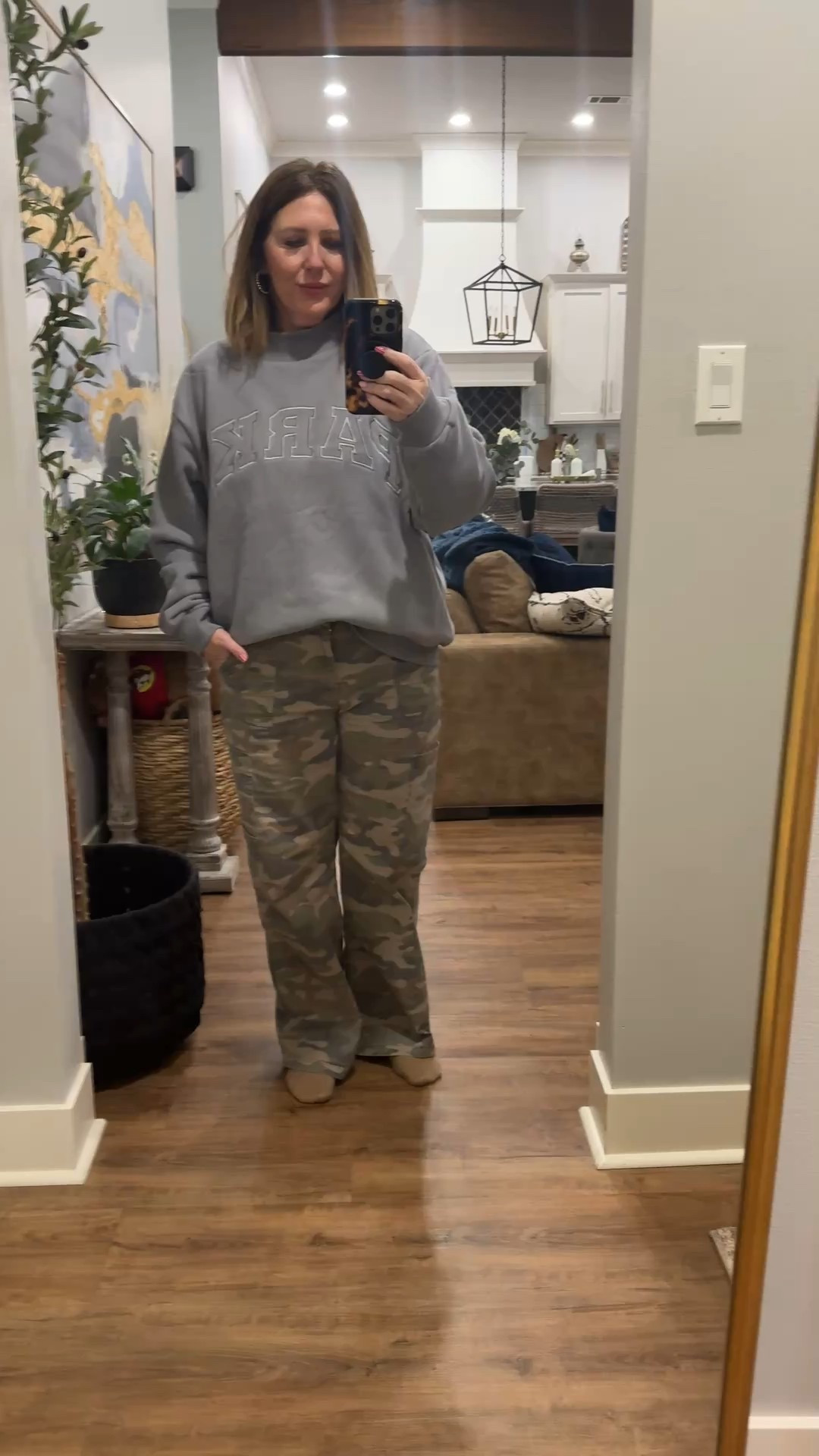 Parke sweatshirt ! So comfy and these Walmart viral camo pants 



#LTKOver40 #LTKmomlife #LTKSeasonal