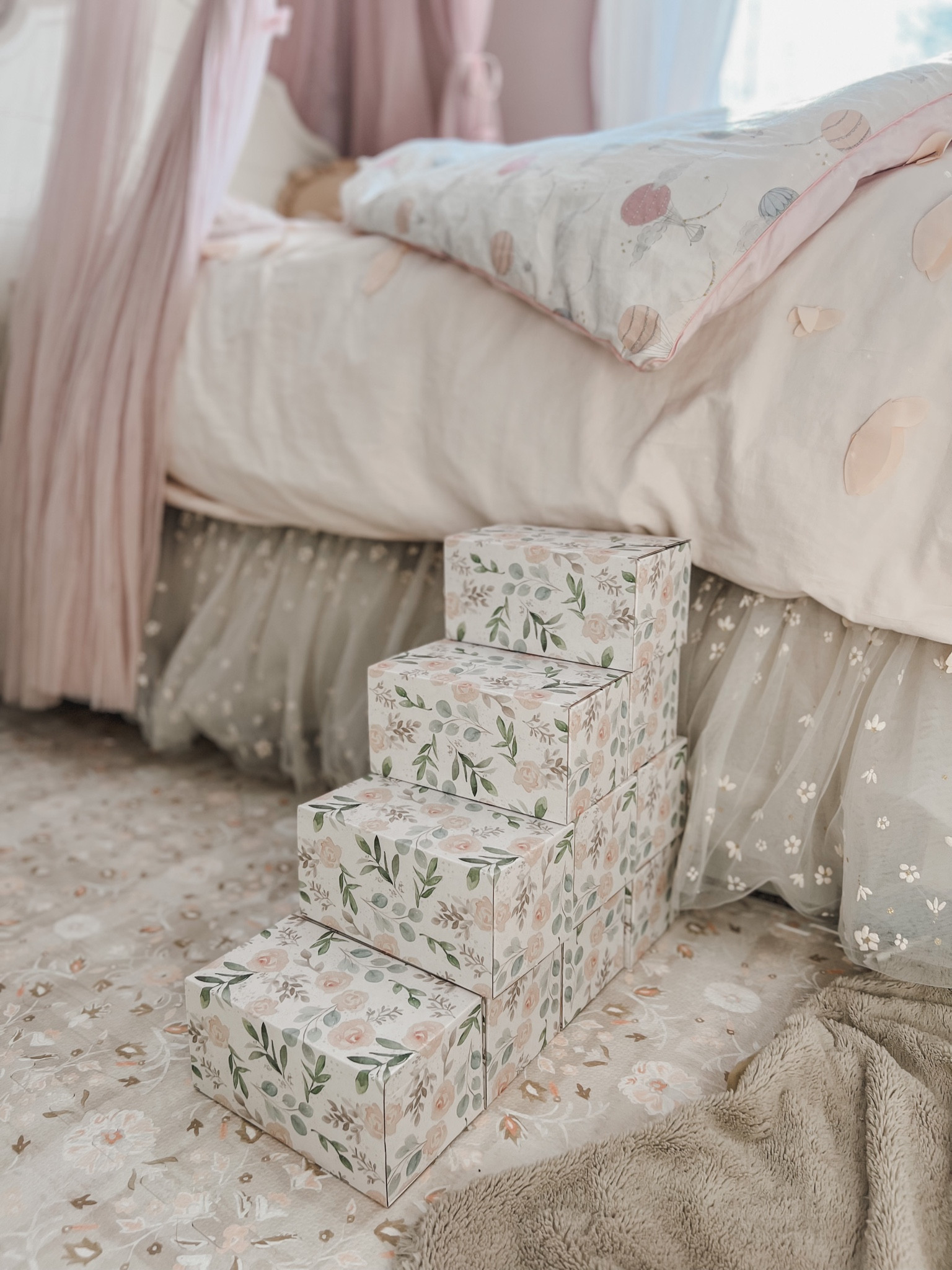 The prettiest play mat that looks like a rug! This one in particular is sold out for now but I linked a bunch of other gorgeous options! 
Discount code laurenhadalittlelamb10 
Also linked the tulle bedskirt and similar bedding and canopy 

#LTKhome #LTKkids #LTKFind