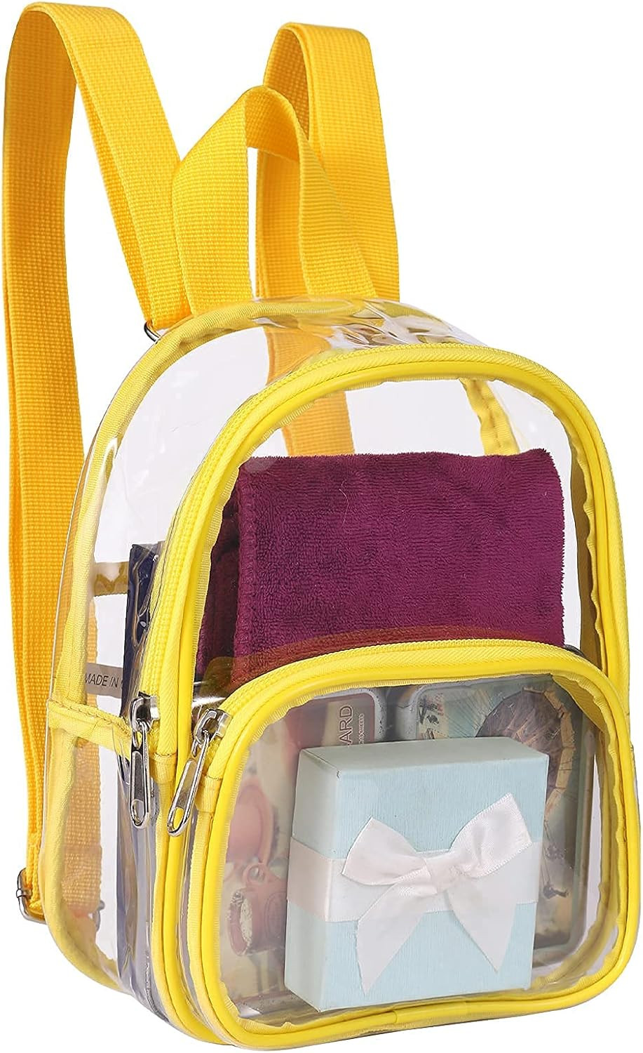 USPECLARE Clear Mini Backpack Stadium Approved for Little Boys & Girls, Transparent Backpack for ... | Amazon (US)