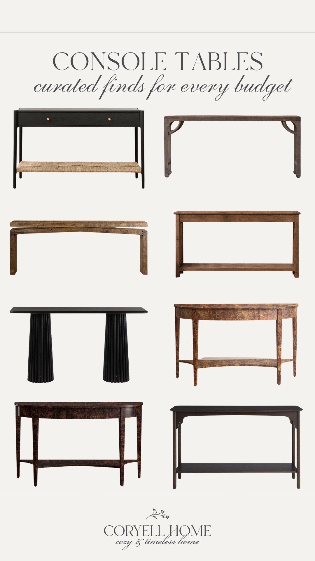 Pretty console tables for all budgets! Loving these transitional, classic, and traditional console table finds. Perfect for an entryway, as a sofa table, or even as a sideboard table in a dining room! 😍

#LTKHome