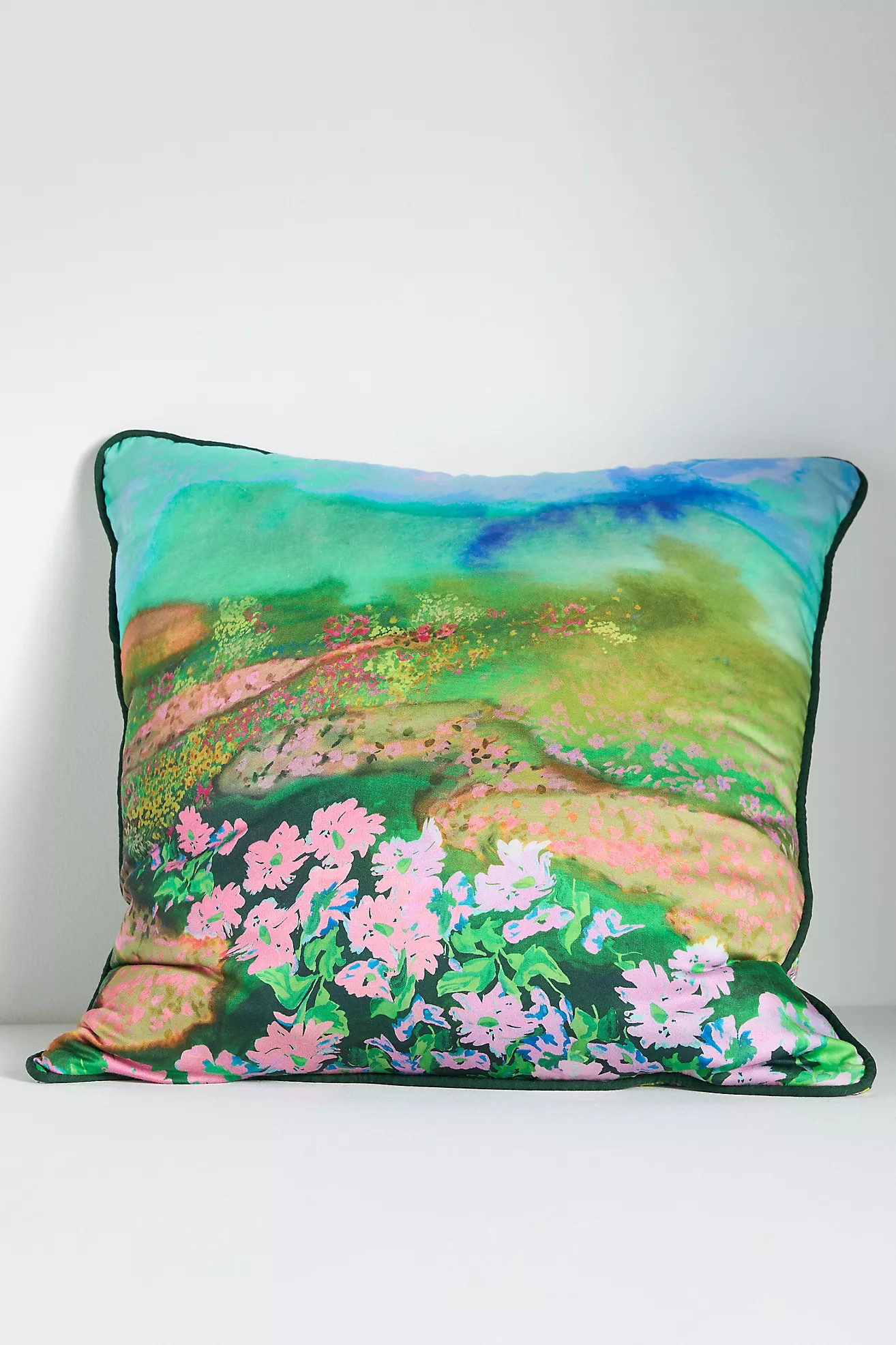 Gemma Printed Floral Pillow | Anthropologie (US)