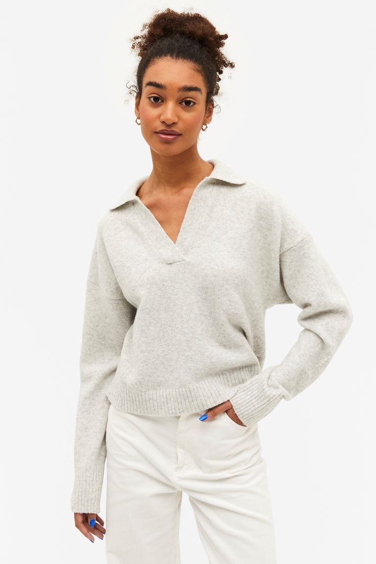 Soft knit polo top | H&M (UK, MY, IN, SG, PH, TW, HK, KR)