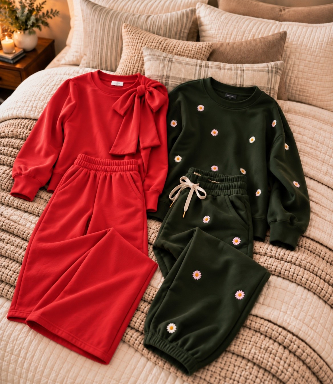 New Walmart sets to add to cart! Love this bow sweatshirt and wide leg pant set! And this floral crewneck and floral jogger set is adorable! Style the sweatshirts with jeans or dress pants! @Walmart

#LTKootd #LTKTravel #LTKWorkwear