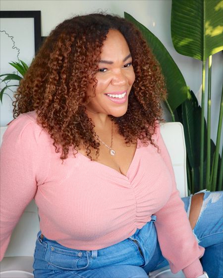 Because it’s pink 💓! I think you can wear pink whenever you want! Right? This sweetheart neckline sweater comes in a bunch of colors too. I got it in a large.

I shared this and a bunch of other Curvy Style Picks in my Cyber Monday Deals Amazon Live! Go to the my stories for the link to watch & shop the replay 🤩! 

#LTKunder50 #LTKCyberweek #LTKcurves