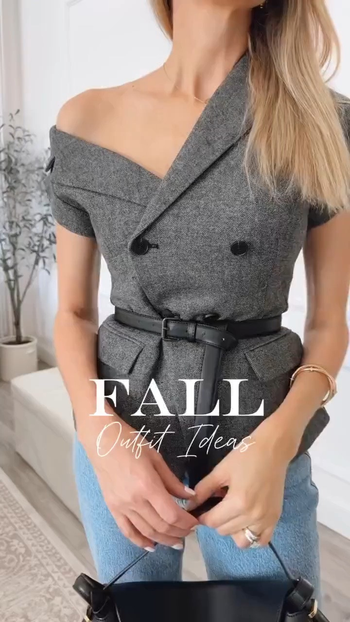 Fall outfit ideas that I find so stylish and elegant! The first top is a great staple to make any outfit more interesting, as well as the belt. This set is also gorgeous and I love how you can wear it in different ways!

#LTKU #LTKOver40 #LTKootd