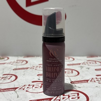 12x Charles Worthington Volume & Bounce Body Booster Mousse 50ml | eBay US