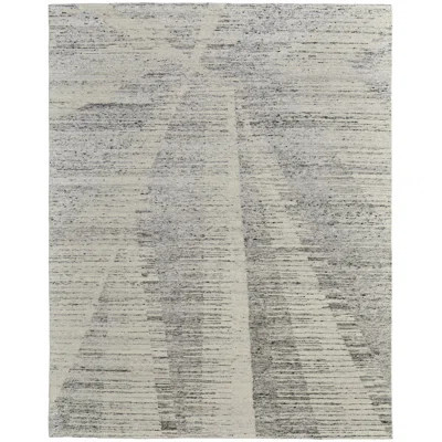 Brighton Modern Abstract, Ivory/Gray, Area Rug | Perigold
