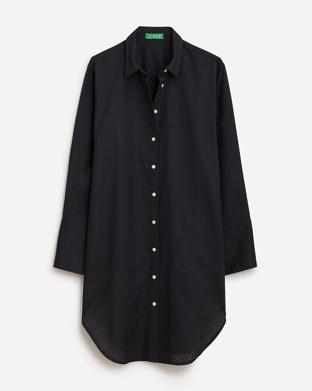 Relaxed-fit beach shirt in linen-cotton blend | J.Crew US