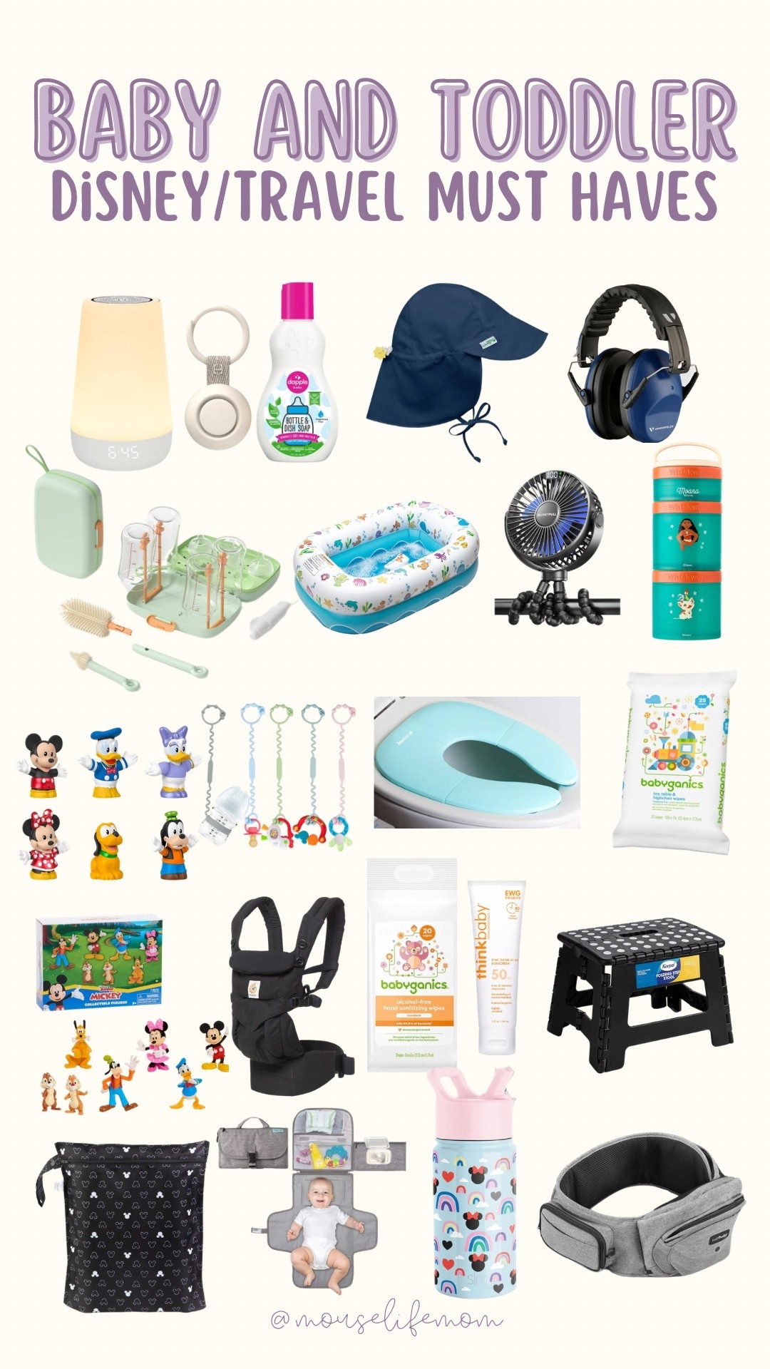 Baby and toddler travel/disney must haves!! Come prepared!! 

#LTKTravel #LTKmomlife #LTKBaby
