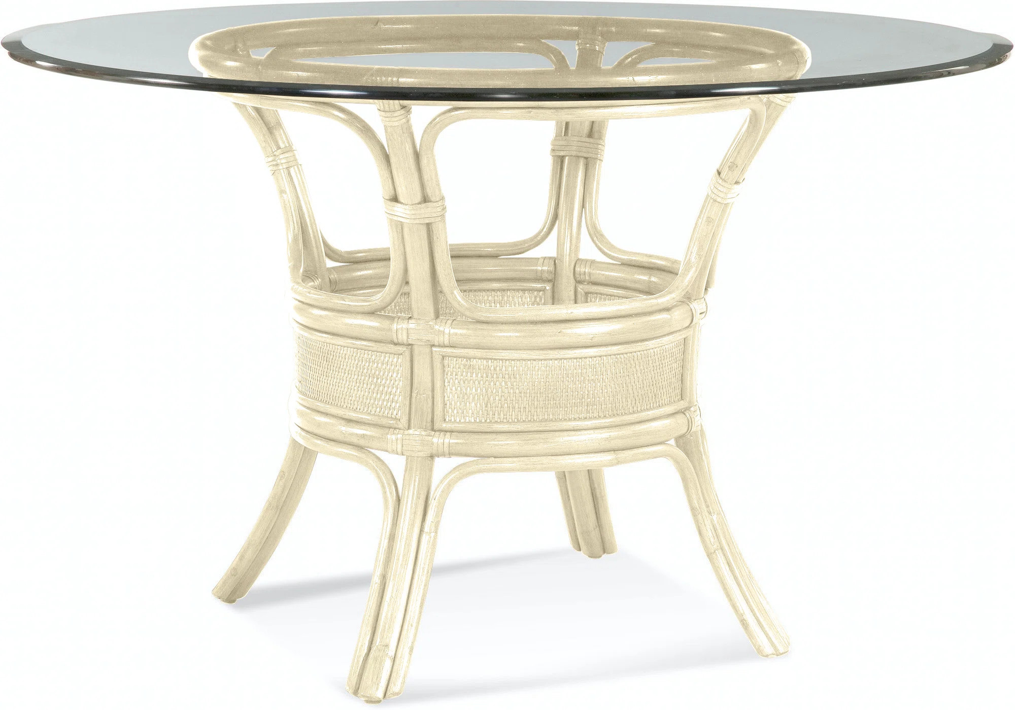 Drury Lane Round Glass Top Dining Table | Wayfair North America