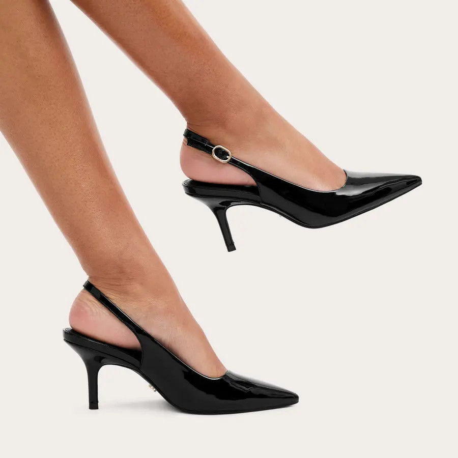 SPIRIT SLING Black Patent Heel by CARVELA | Carvela UK
