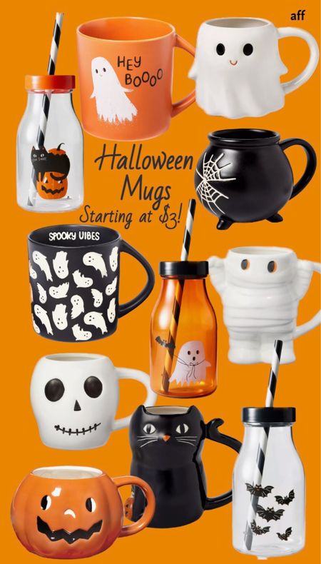 Get ready for Halloween with these cute mugs from Target! They’re all only $3 to $5! You could also fill them with candy for a cute Halloween gift! 
………….
halloween gift, teacher gift, gift under $10, gift under $20, gift under $10, pottery barn dupe, ghost mug, pumpkin mug, spider mug, cat mug, cauldron mug, gifts for kids, halloween gifts for kids, halloween treats, orange mug, halloween cup, halloween mug, cute mug, mug under $10, mug under $5, skull mug, mummy mug, target fall decor, target mugs, skeleton mug, milk jug cup, milk cup, target finds under $5, target finds under $10, target halloween finds, target new arrivals, Halloween party favors, Halloween party decor 

#LTKHalloween #LTKparties #LTKfamily