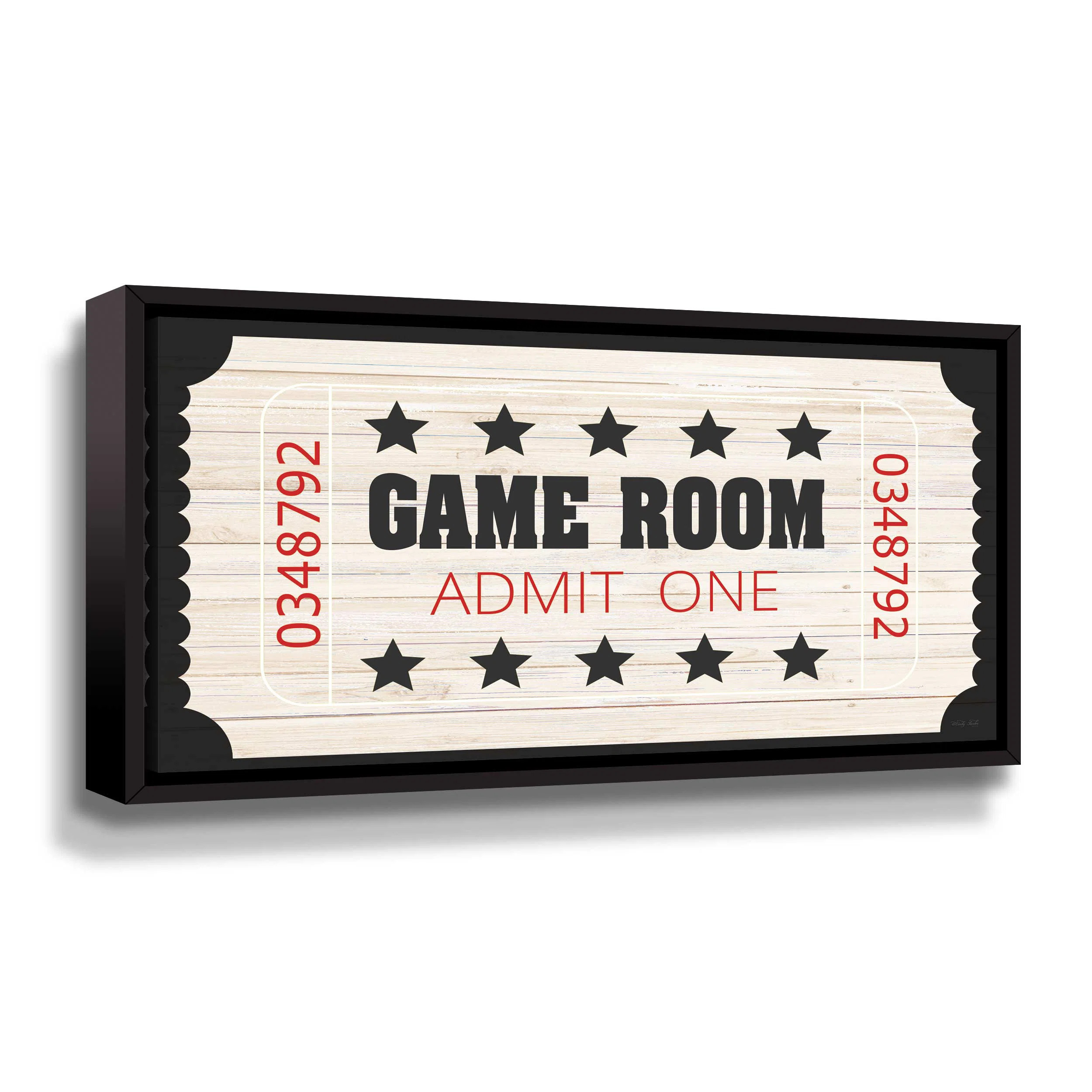 " Game Room Ticket " | Wayfair North America