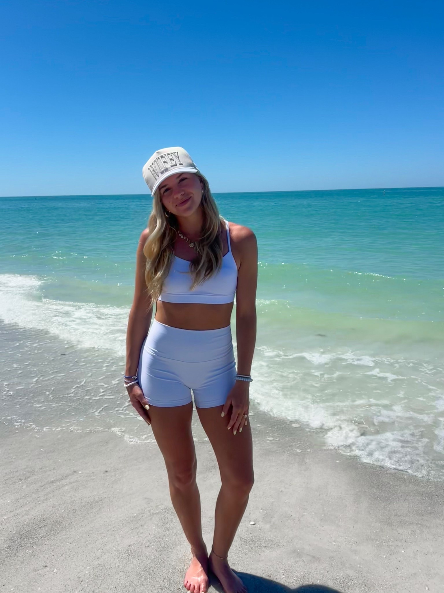 yoga on the beach in my white yoga workout set for my bachelorette trip

lululemon, amazon, bride to be, bridal outfit, bridal workout set, white workout set

#LTKTravel #LTKWedding #LTKActive