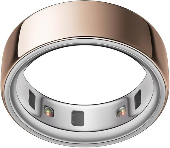 Oura Smart Ring 4 - Rose Gold - Size 9 - | Non-Standard Fit – Measure with a Size Kit |Sleep, H... | Amazon (UK)