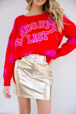 NAUGHTY LIST SWEATER | Judith March