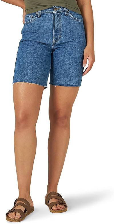 Lee Women's High-Rise Cut Off Dad Jean Short | Amazon (US)