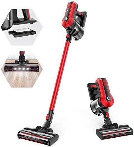 MOOSOO Cordless Vacuum, 300W Powerful Stick Vacuum, 5 Stages Filtration System, 35 mins Runtime, ... | Amazon (US)