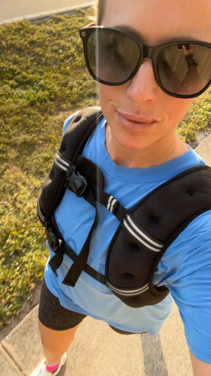 Weighted vest 



#LTKselfcare #LTKdayinmylife #LTKfitnessgoals