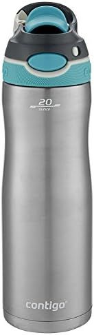 Contigo AUTOSPOUT Chug Chill Vacuum-Insulated Stainless Steel Water Bottle, 20 oz., Scuba Lid | Amazon (US)