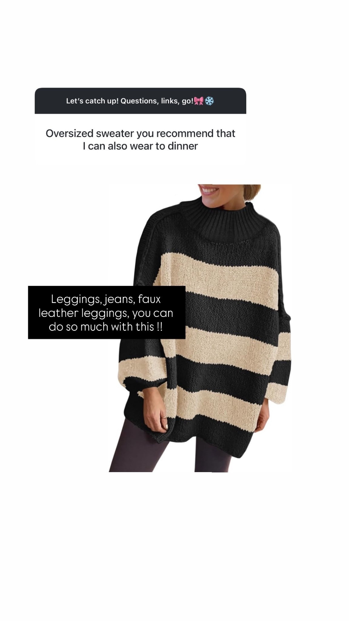 Oversized tunic sweater 

#LTKgrwm #LTKootd