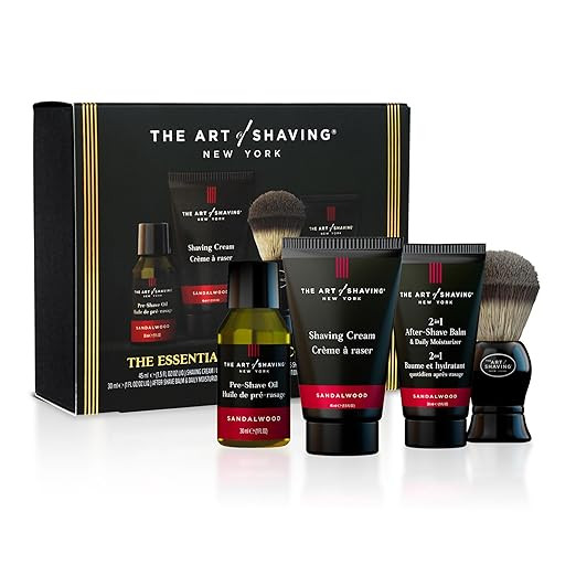 The Art of Shaving Sandalwood 4-in-1 Trial Kit – Pre-Shave Oil, Shaving Cream, Shaving Brush & ... | Amazon (US)