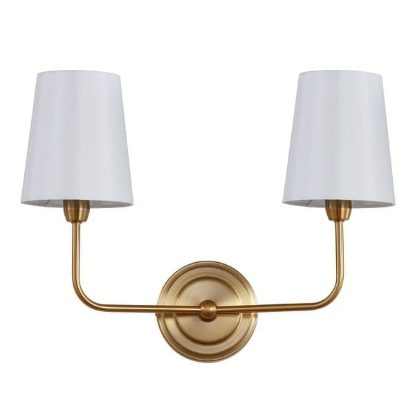 Safavieh Lighting Ezra 2-light Wall Sconce - 17.5"x7"x13.5" | Bed Bath & Beyond