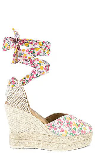 X LoveShackFancy Espadrille Sandal in Fruity Punch | Revolve Clothing (Global)