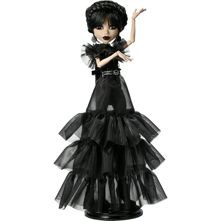 Monster High Wednesday Collectible Doll, Rave'N Wednesday in Black Gown Inspired by Dance Scene | Walmart (US)