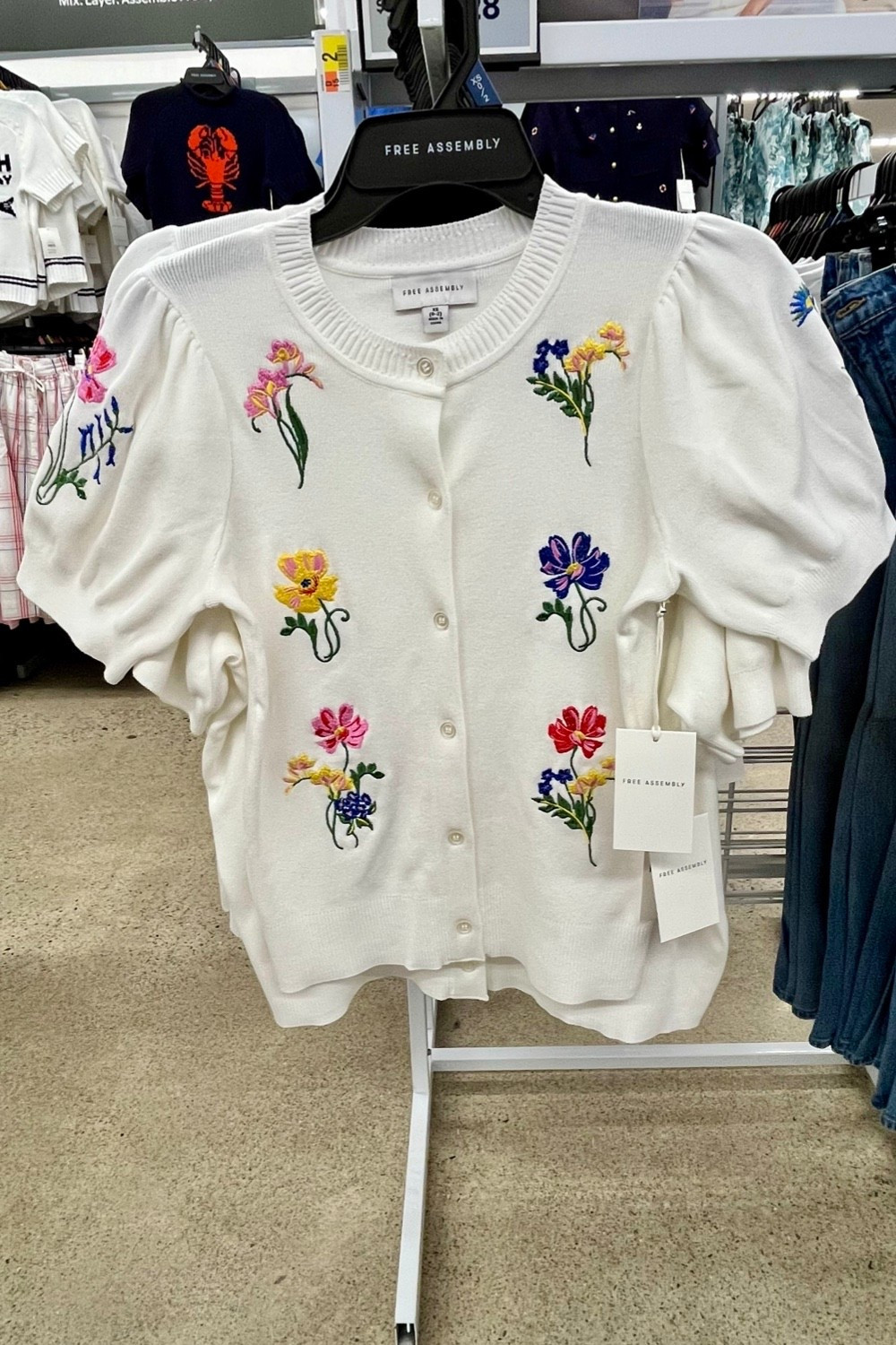 Pretty white cardigan with floral detailing at Walmart. 

Bachelorette weekend, bachelorette party, honeymoon packing, bridal shower, engagement photo shoot, bride to be, resort wear 2026.

#LTKWedding #LTKSeasonal #LTKTravel