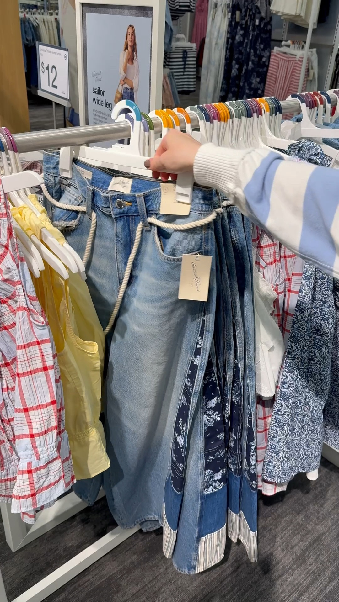 Dare I say these are the cutest jeans I have ever worn (and that’s coming from a girlie who does not wear jeans) 

I have a feeling as soon as these go viral they are going to be gone so of course they came home with me 🤭

4 months postpartum, 5’3 and 135 lbs and I am wearing a size 6! 

@Target 

Postpartum
Postpartum outfit
Jeans
Barrel jeans
Target find
Target haul
Target try on 
Jeans try on