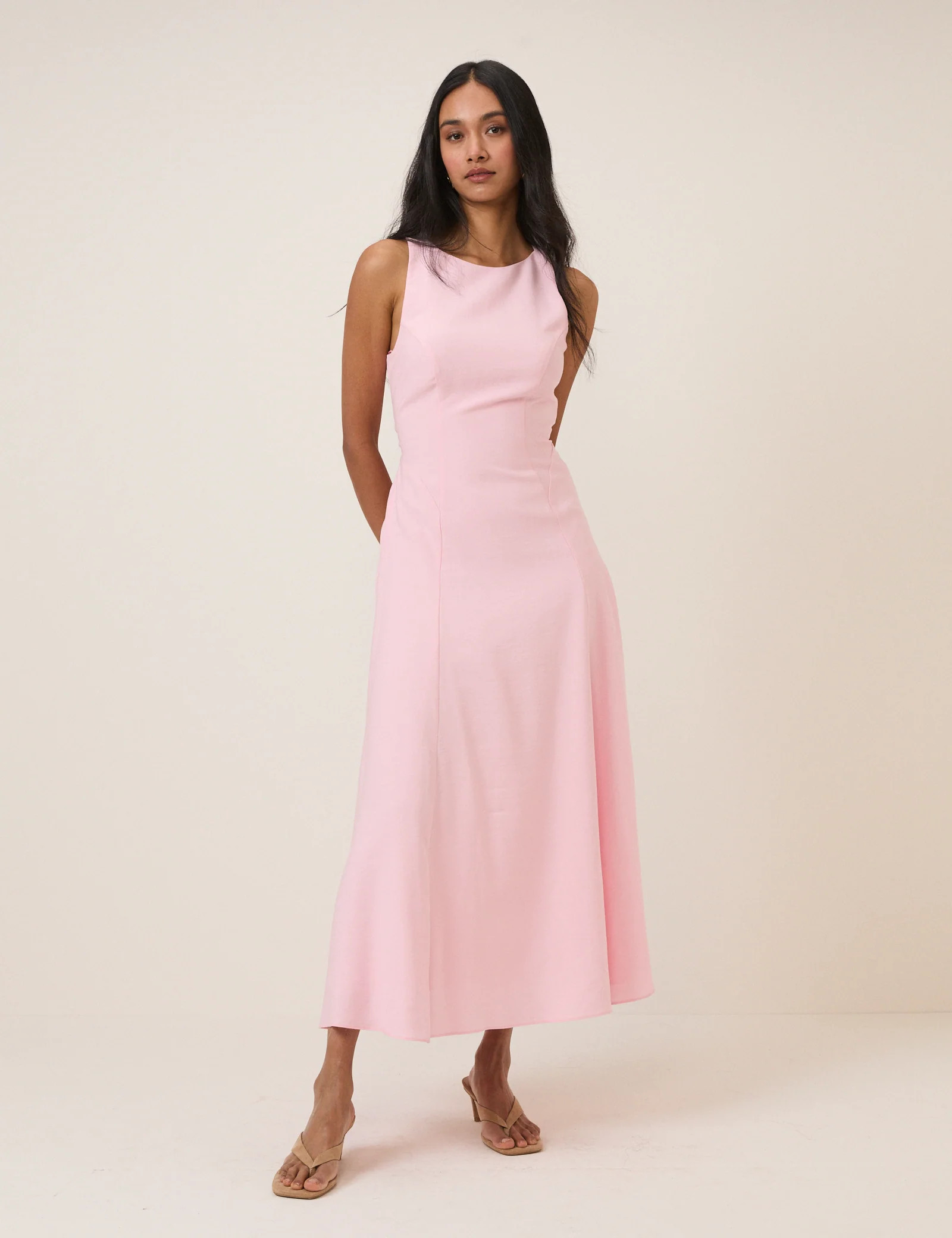 Pink Reign Midi Dress | Nobody's Child