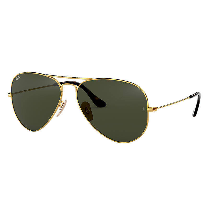 Ray-Ban Aviator Havana Collection Gold, Green Lenses - RB3025 | Ray-Ban (US)