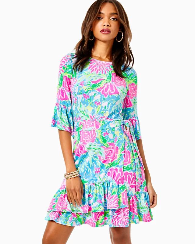 Kassi Wrap Ruffle Dress | Lilly Pulitzer