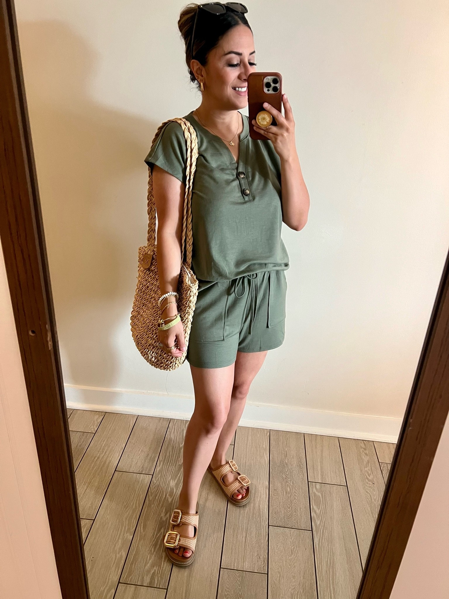 Amazon two piece set comes in multiple colors. Wearing a small. Perfect for summer.

#LTKootd #LTKPetite #LTKOver40