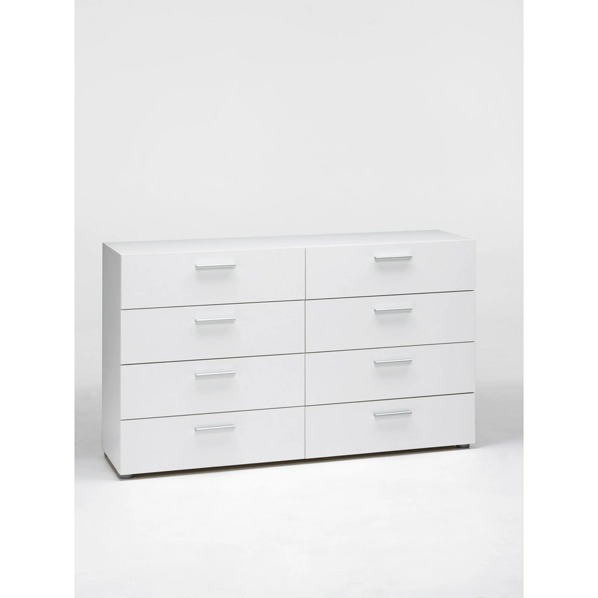 Tvilum Loft 8-Drawer Double Dresser | White - Walmart.com | Walmart (US)