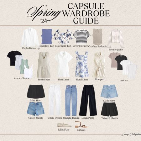The spring 2024 capsule wardrobe guide: 

❣️PART 2/2: SHORTS, SKIRTS, PANTS & SHOES❣️

All the buildable basics that you need to have endless, chic outfit options



Spring fashion/spring outfits/summer outfits/linen pants/sundresses/wardrobe basics/shorts/denim shorts/basic tees

#LTKSpringSale #LTKfindsunder100 #LTKfindsunder50