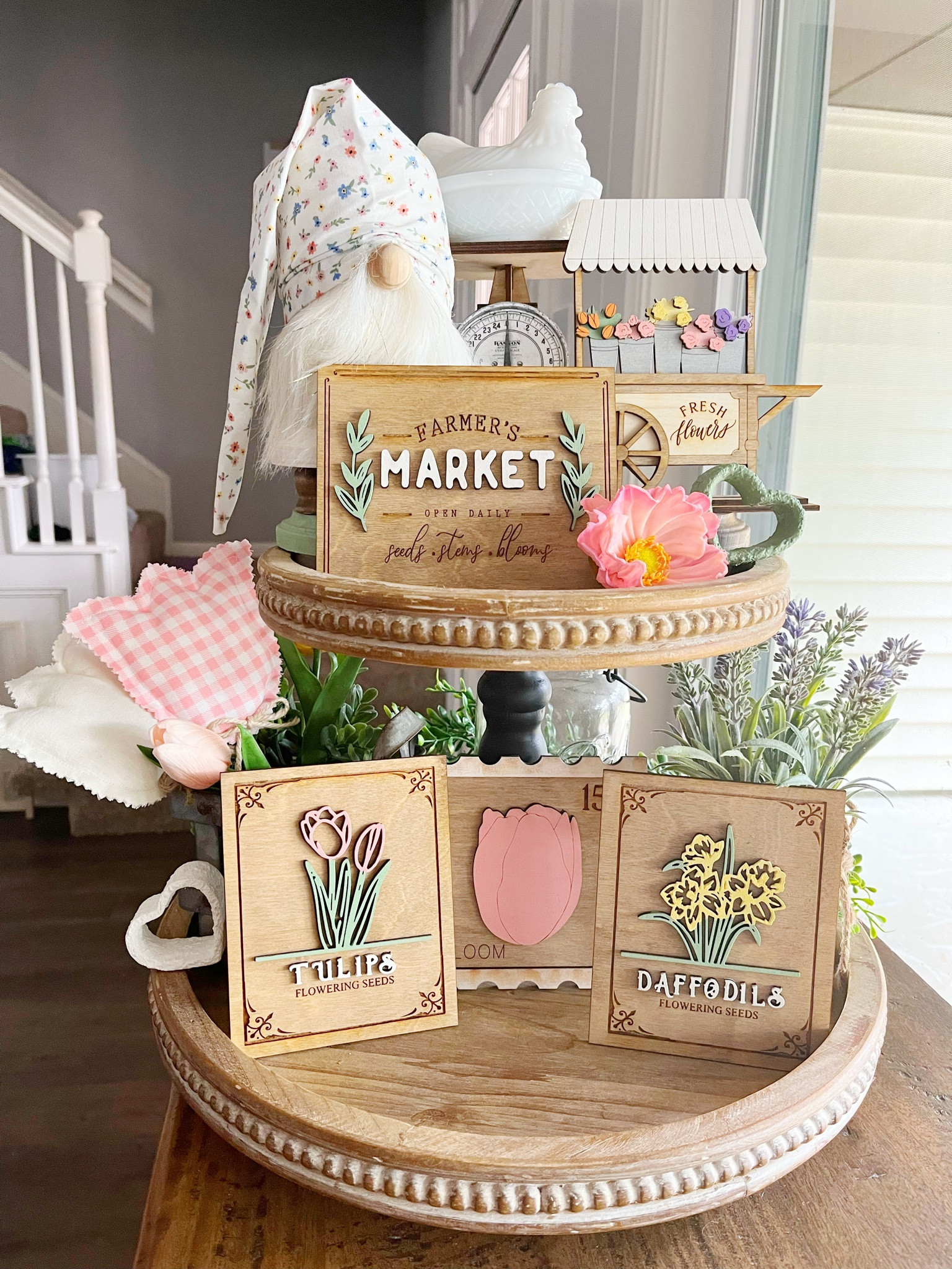 The tulips and other flowers are blooming around my neighborhood and I love it! What’s your favorite spring flower?

#springdecor #springdecorating #springdecoration #springdecortips #springdecoratingfever #springdecorations #springdecorideas #tieredtrayandhutchdisplays #tieredtraytalk #vintagestyle  #vintagedecor #henonnest #raedisplayfordays #raedunndecortrain #raedunnlove #tieredtraystyling #springflowers #floraldecor

#LTKSeasonal #LTKFind #LTKhome