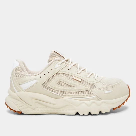 Tênis Fila Venture Tracer 2 Feminino - Bege+Branco | Netshoes (BR)