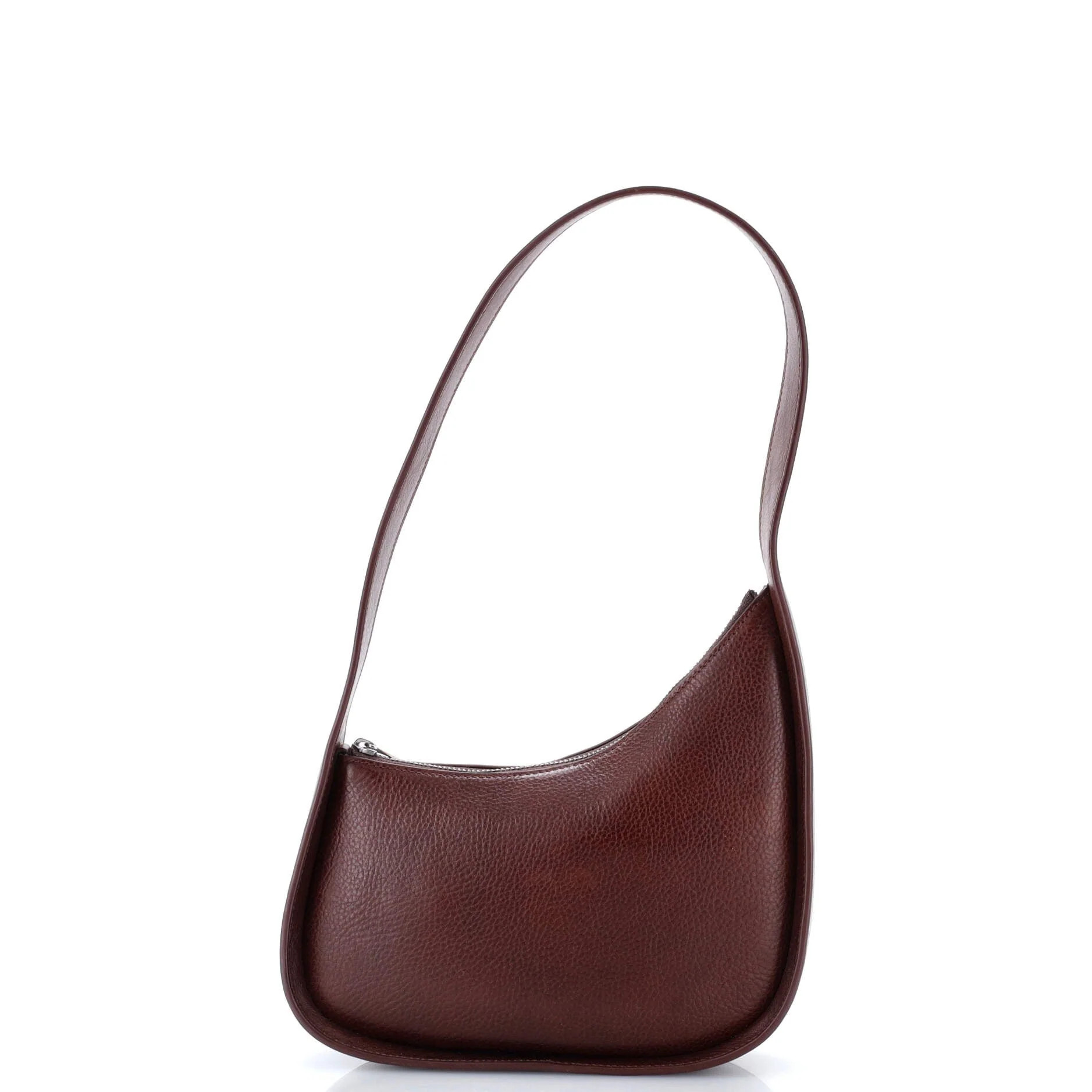 Half Moon Shoulder Bag Leather | Shop Simon