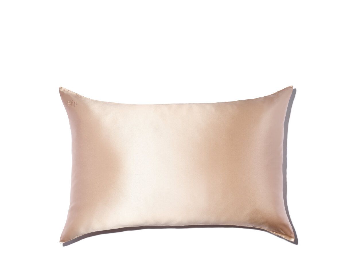 Slip Silk Queen Pillowcase Caramel | Violet Grey