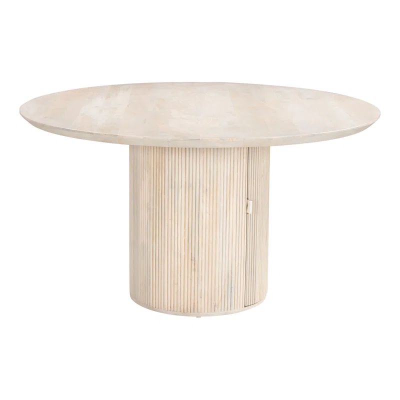 Varuna Round Solid Wood Dining Table | Wayfair North America