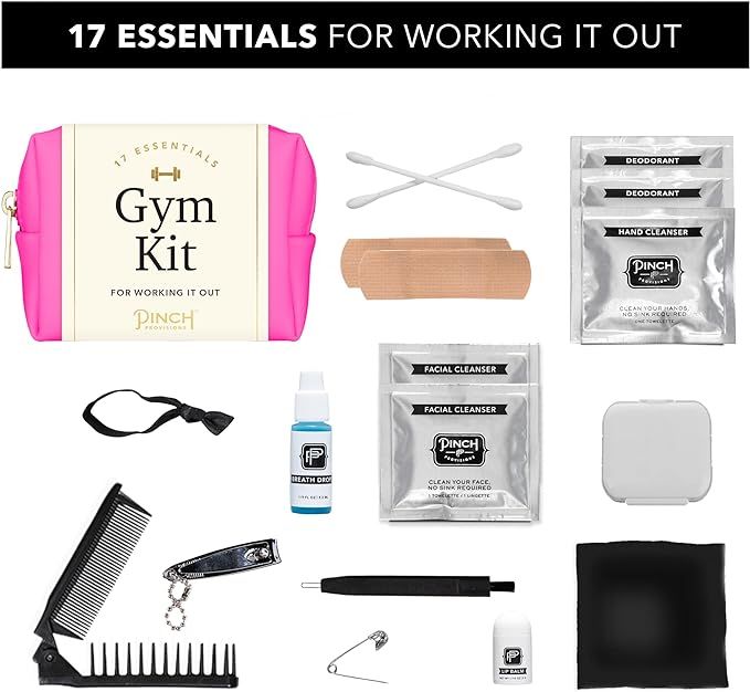 Pinch Provisions Gym Kit, Includes 15 Personal Care Essentials for Wellness & Beauty, Perfect for... | Amazon (US)