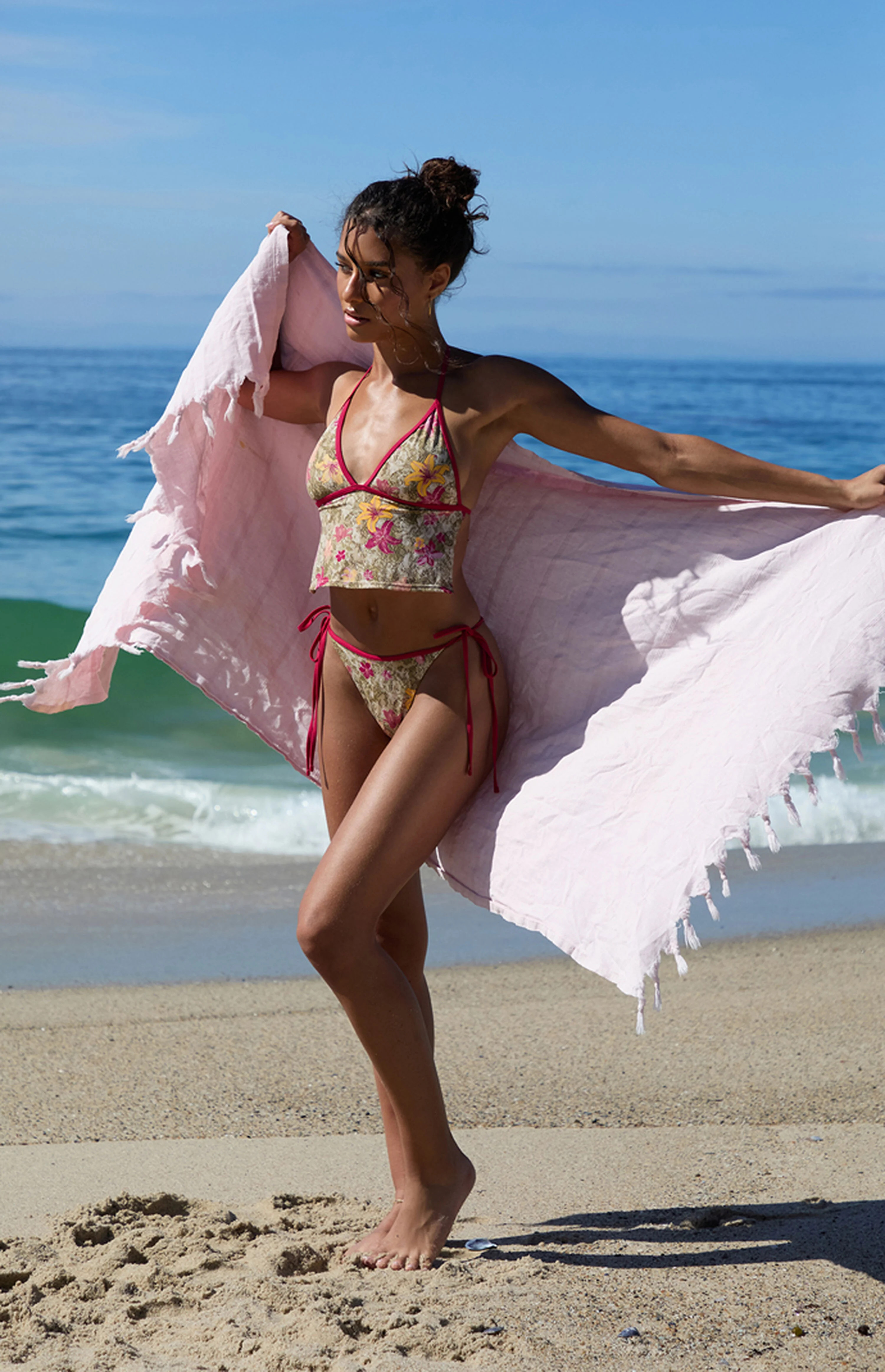 Pacsun Floral Tara Tank Bikini Top | PacSun