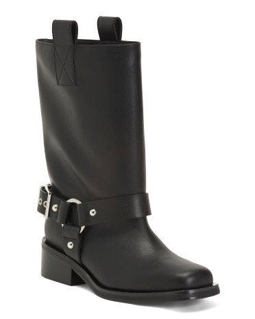 Made In Portugal Biker Tubular Mid Shaft Boots | TJ Maxx