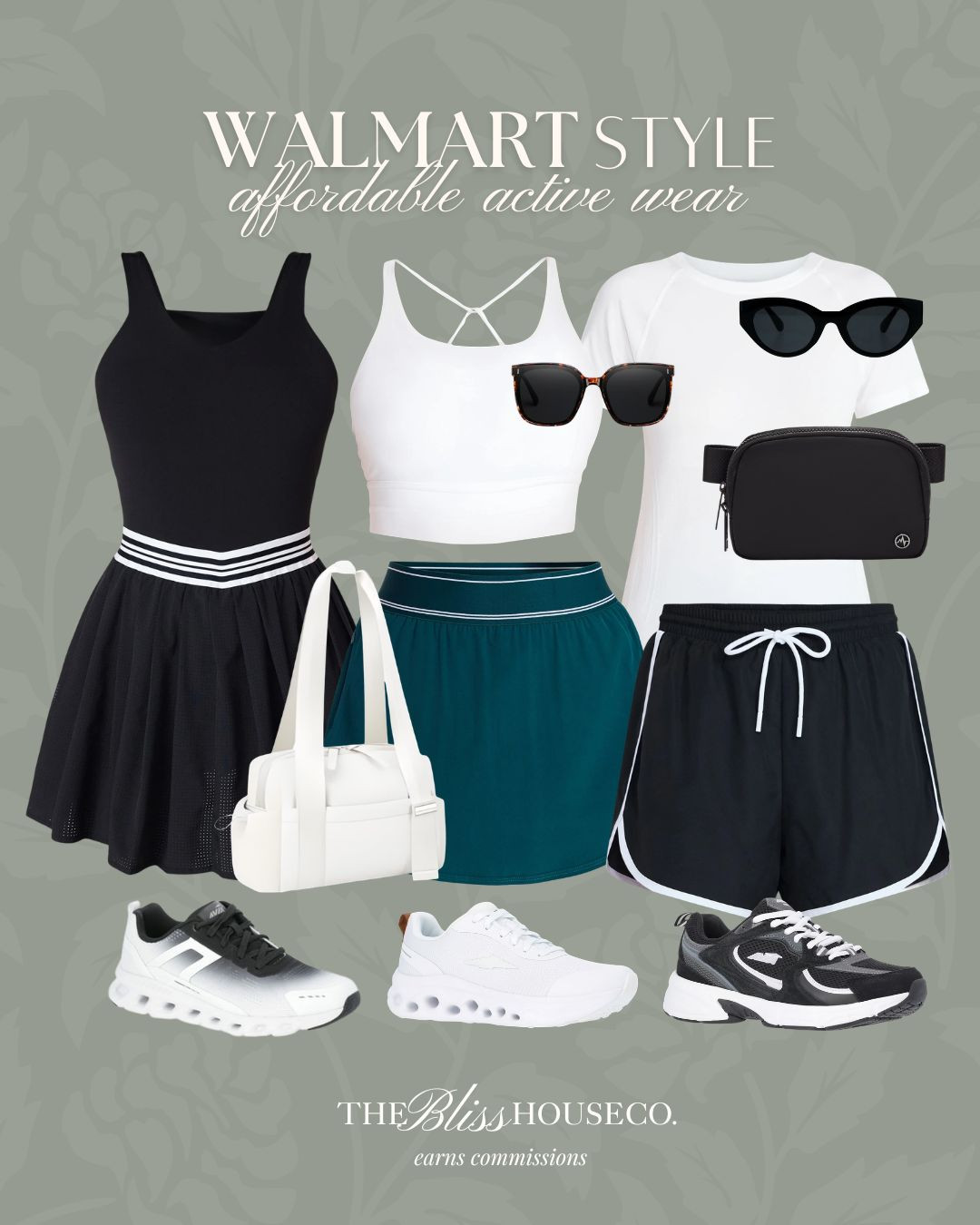 Affordable Walmart activewear! Look for less finds. Perfect for workouts or running errands. 🖤

Walmart activewear, affordable workout clothes, athletic outfit women, tennis skirt outfit, workout set women, walmart fashion finds, athleisure outfit ideas, gym outfit women, casual sporty outfits, walmart clothing haul, activewear under $30, everyday athleisure, running shorts outfit, fitness outfit inspo, alo look, look for less, trending. 

 #LTKootd #LTKfitnessgoals #LTKActive