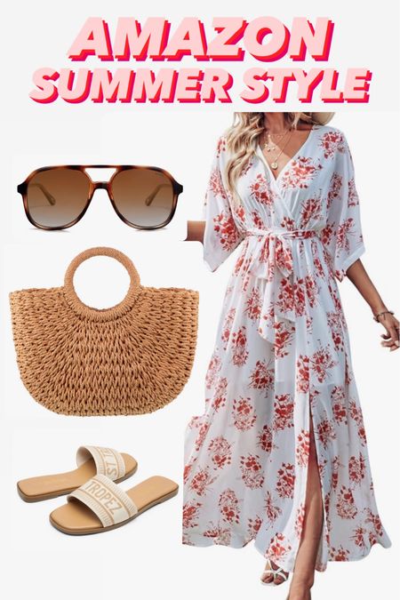 Absolutely love this wrap dress for the summer. #amazon

#LTKFindsUnder100 #LTKStyleTip