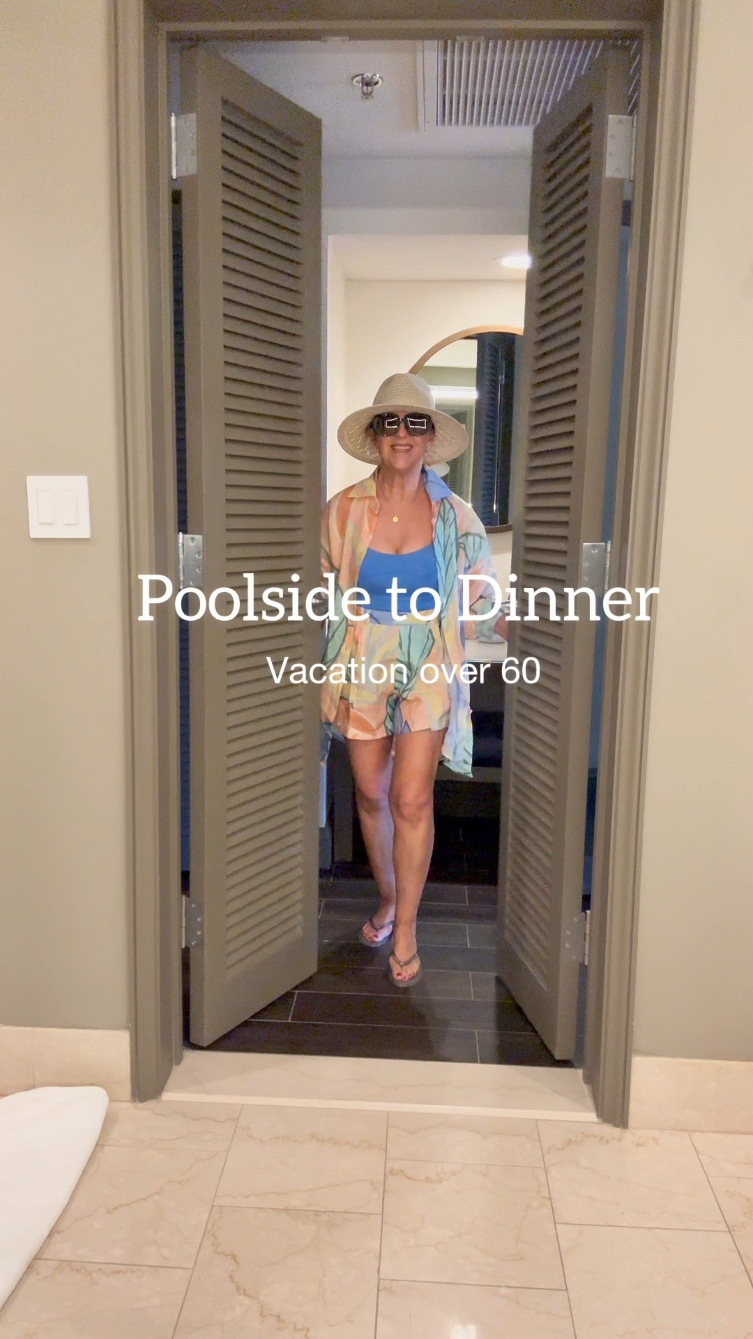 Poolside to dinner outfit! 

This is a perfect swimsuit for lying by the pool or swimming. Add a fun cover-up you can also wear to lunch.  

This halter dress is made for dinners, parties, or weddings.  It’s flattering and comfortable! 



#LTKSwim #LTKOver40 #LTKTravel