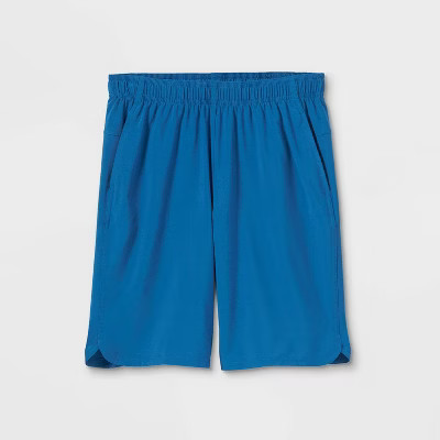 Boys' Stretch Woven Shorts - All in Motion™ Blue M | Target