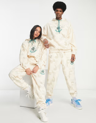 ASOS Daysocial unisex co-ord oversized in polar fleece with all over print | ASOS (Global)